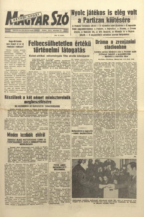 Magyar Szó, 27. évf. 1970. március 2. 59. sz. 1–16. oldal