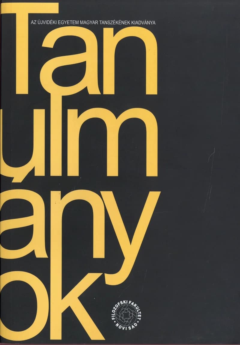 Tanulmányok, 46. évf. 2016. 2. sz. 1–187. oldal