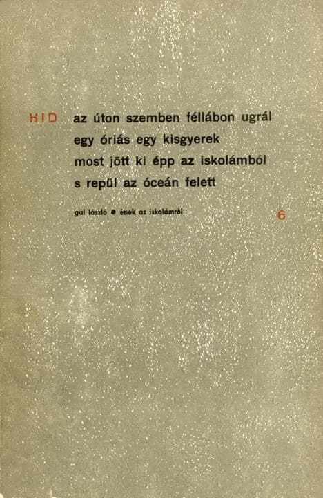 Híd, 29. évf. 1965. június. 6. sz. 719–848. oldal