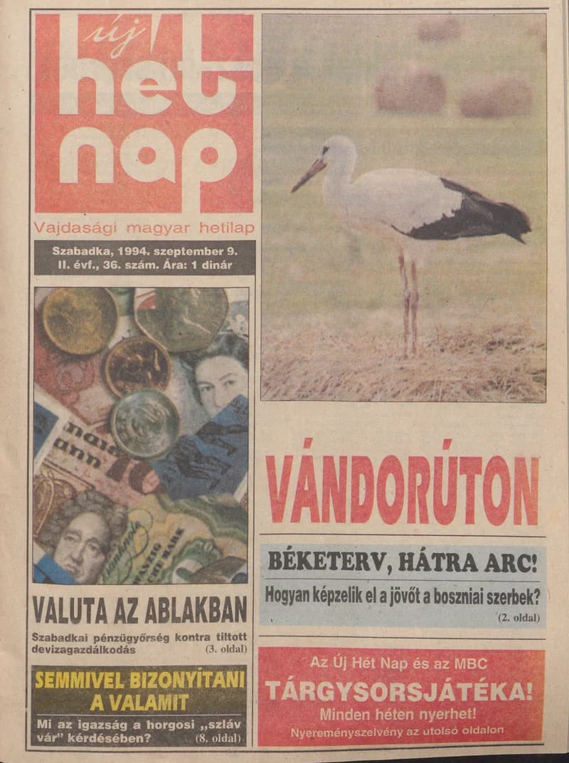 Új Hét Nap, 2. évf. 1994. szeptember 9. 36. sz.