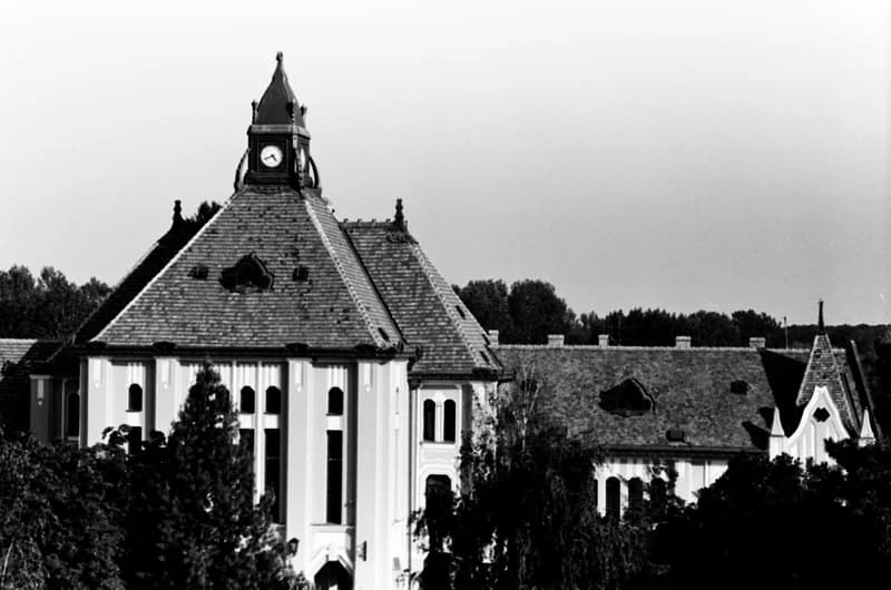 Magyarkanizsa: áruház, főutca, városháza