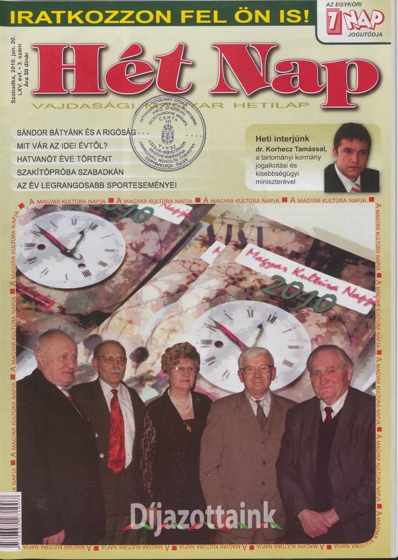 7 Nap, 65. évf. 2010. január 20. 3. sz.