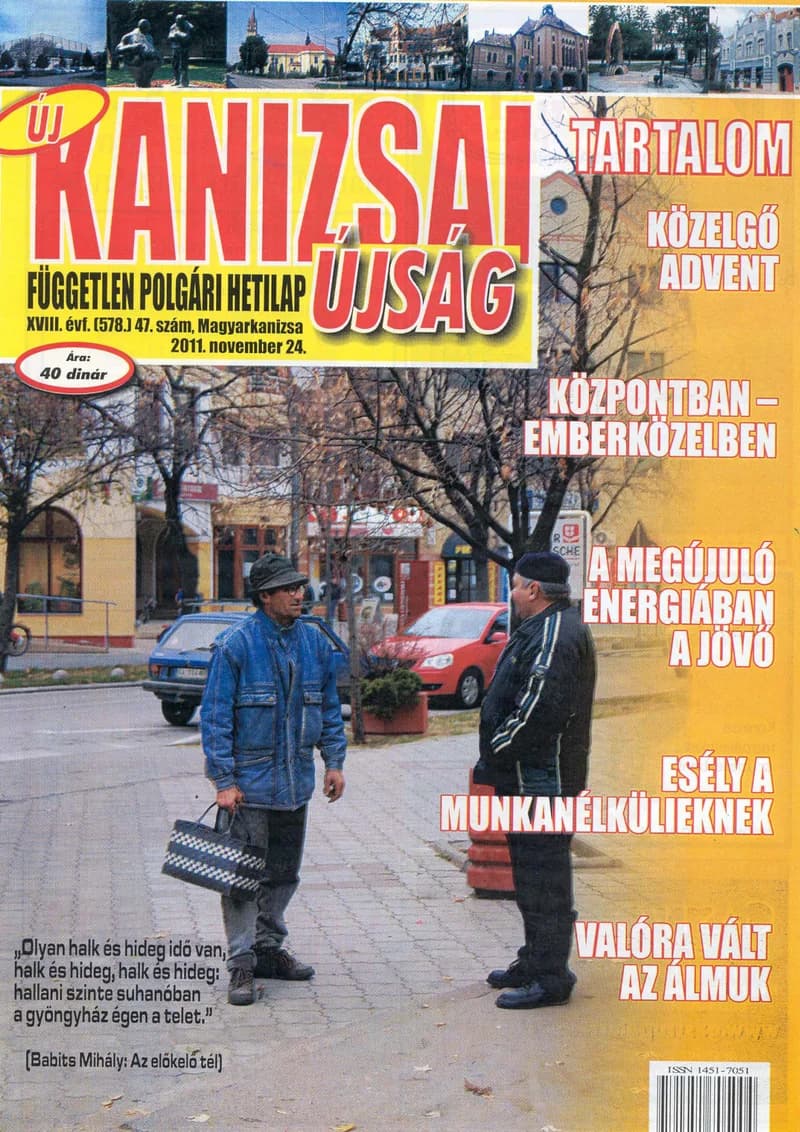 Új Kanizsai Újság, 18. évf. 2011. november 24. 47. sz.