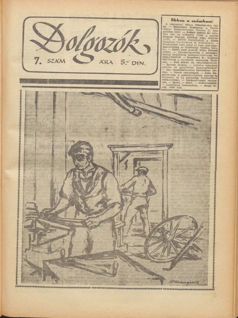 Dolgozók, 6. évf. 1952. június 17. 7. sz.