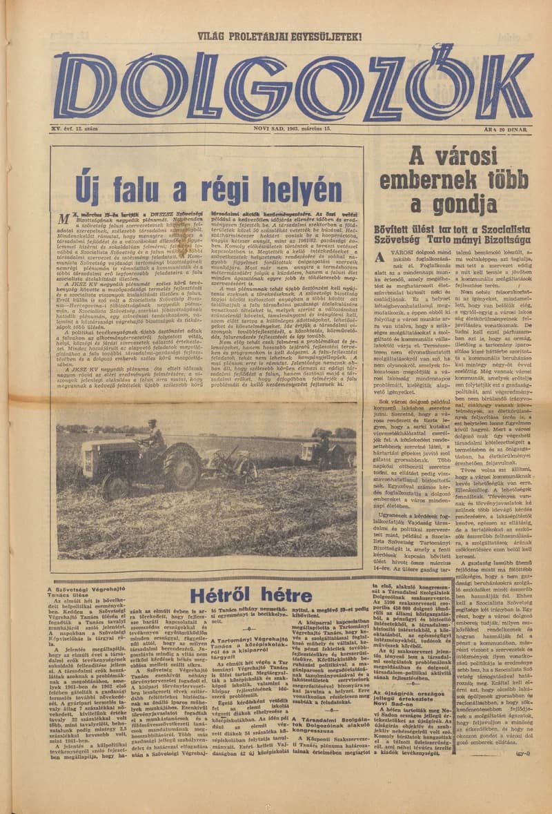 Dolgozók, 17. évf. 1963. március 15. 12. sz.