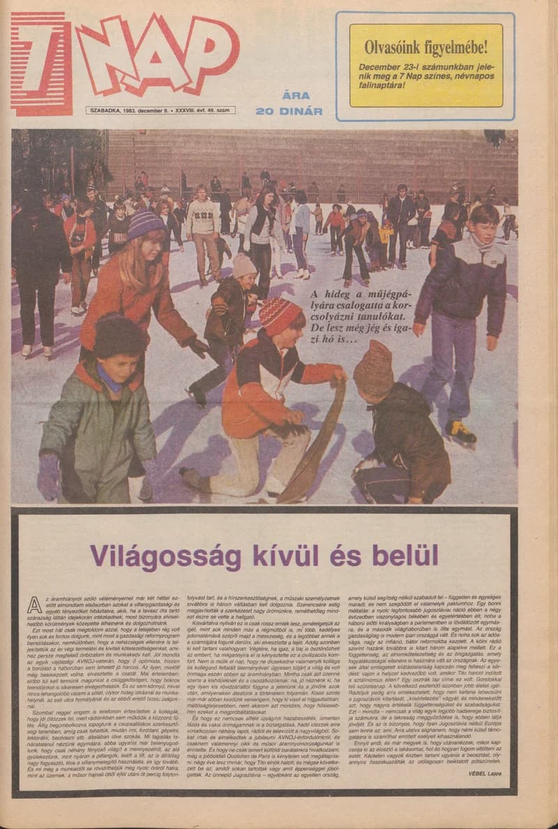 7 Nap, 38. évf. 1983. december 9. 49. sz. 1–12. oldal