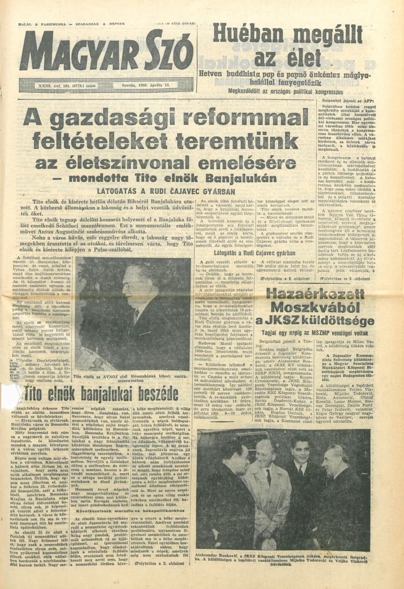 Magyar Szó, 23. évf. 1966. április 13. 228. sz.