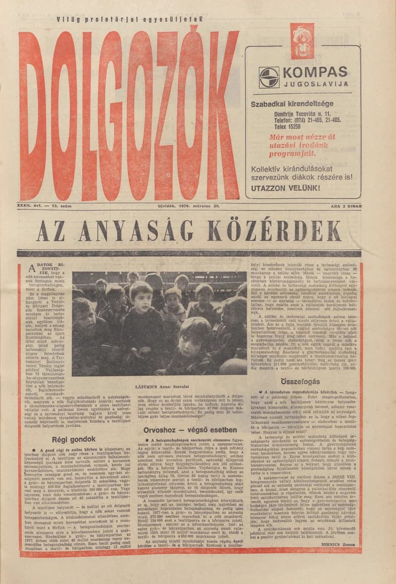 Dolgozók, 33. évf. 1979. március 29. 13. sz.