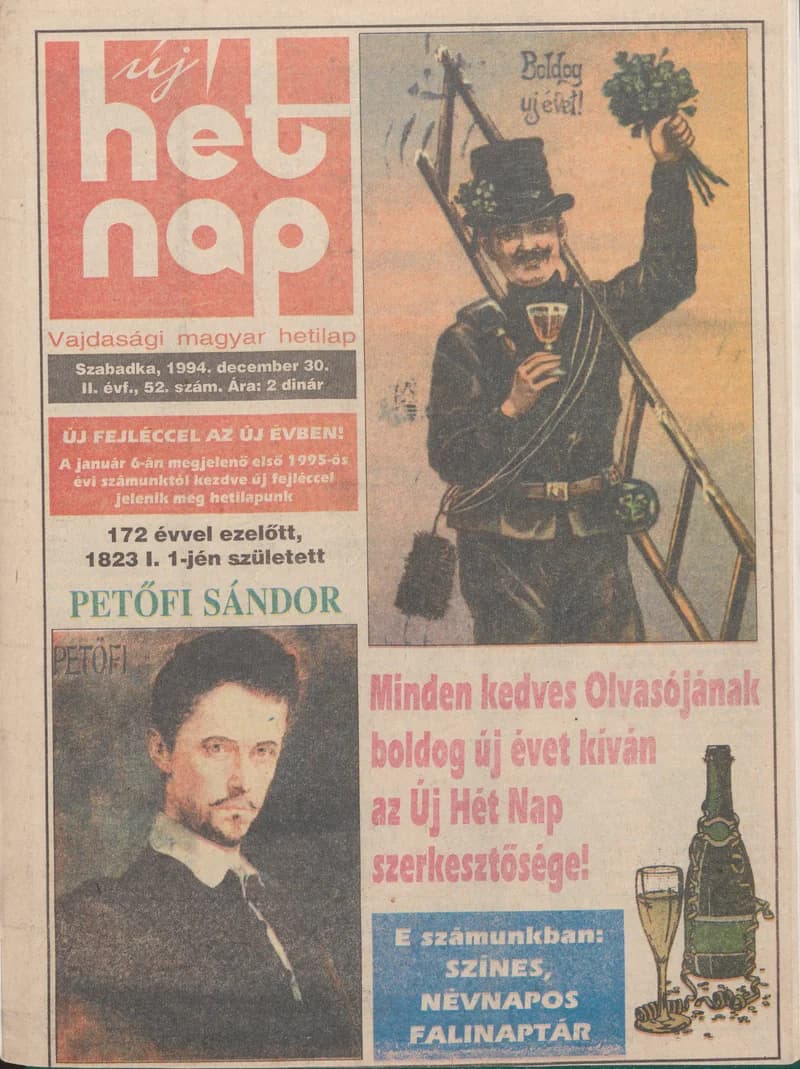 Új Hét Nap, 2. évf. 1994. december 30. 52. sz.