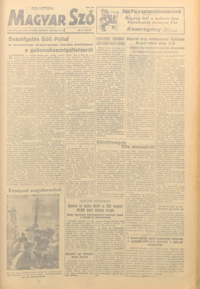 Magyar Szó, 8. évf. 1951. május 27. 124. sz. 1–6. oldal
