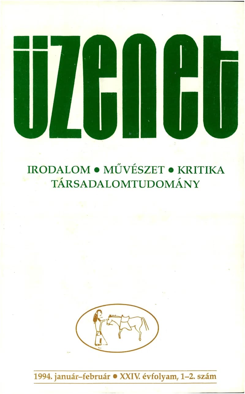 Üzenet, 24. évf. 1994. január – február. 1–2. sz. 1–112. oldal