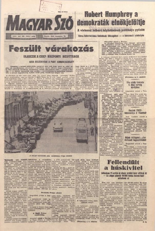 Magyar Szó, 25. évf. 1968. augusztus 30. 239. sz. 1–12. oldal