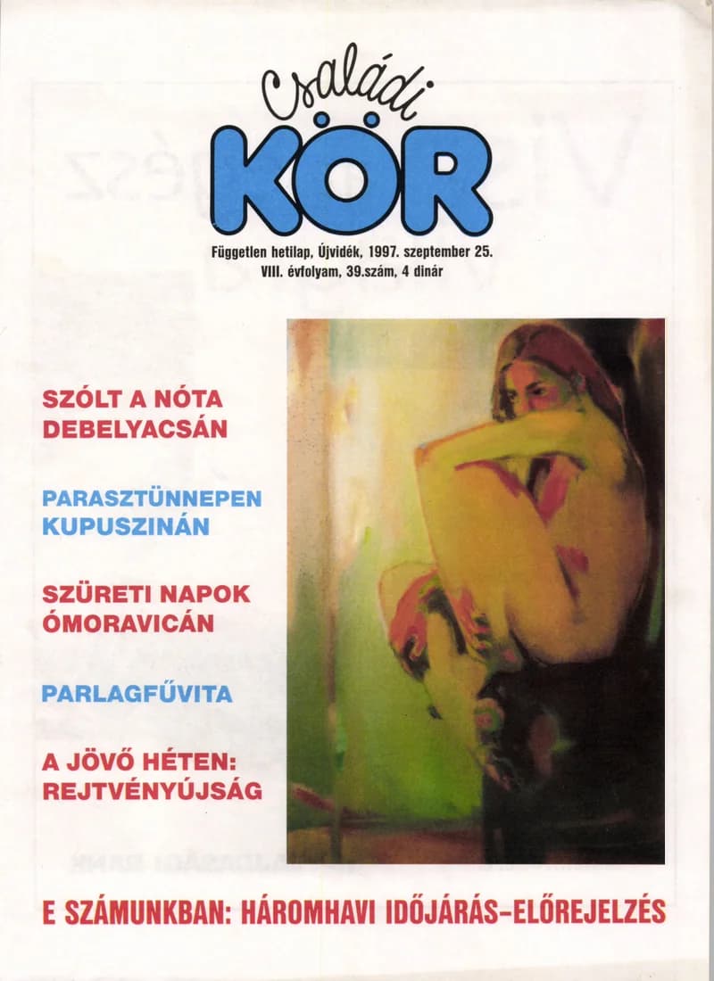 Családi Kör, 8. évf. 1997. szeptember 25. 39. sz.