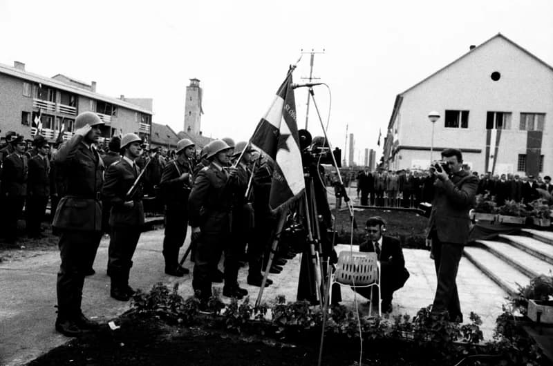 Emlékmű átadás Lovćenacon