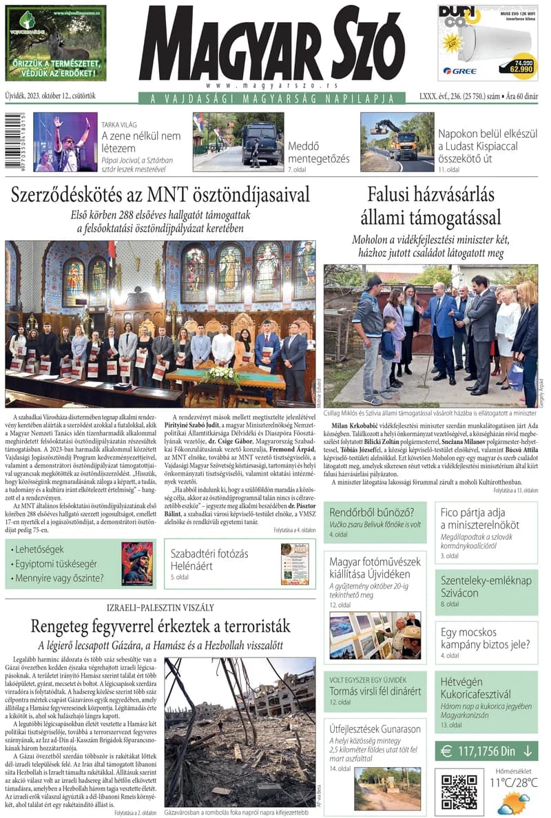 Magyar Szó, 80. évf. 2023. október 12. 236. sz. 1–20. oldal