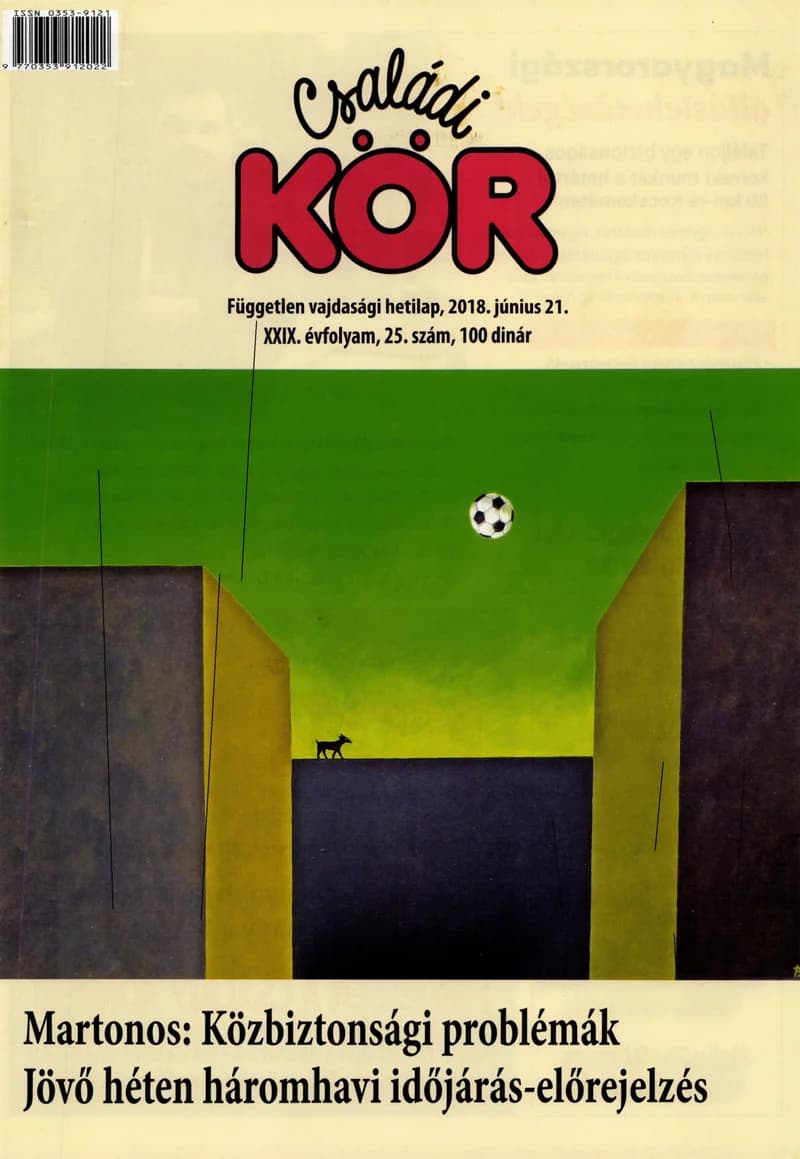 Családi Kör, 29. évf. 2018. június 21. 25. sz.