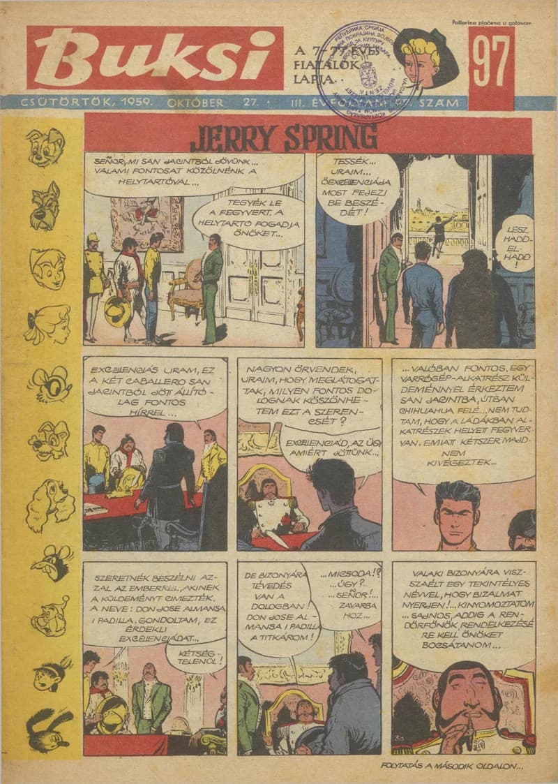 Buksi, 3. évf. 1959. október 29. 97. sz.