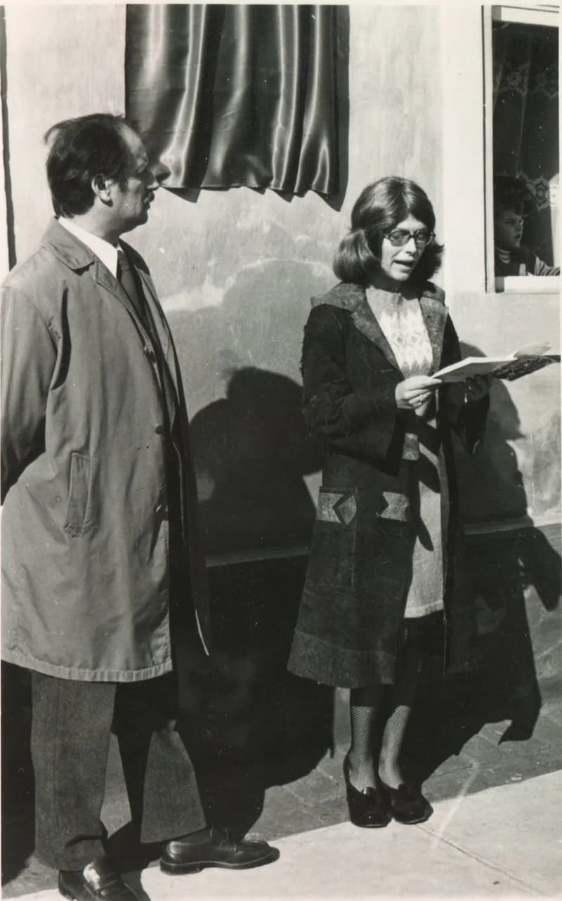 Németh I. és Ladik K. Szirmai Károly szülőházának avatásán