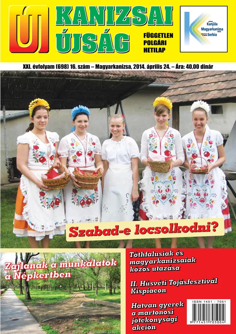 Új Kanizsai Újság, 21. évf. 2014. április 24. 16. sz.