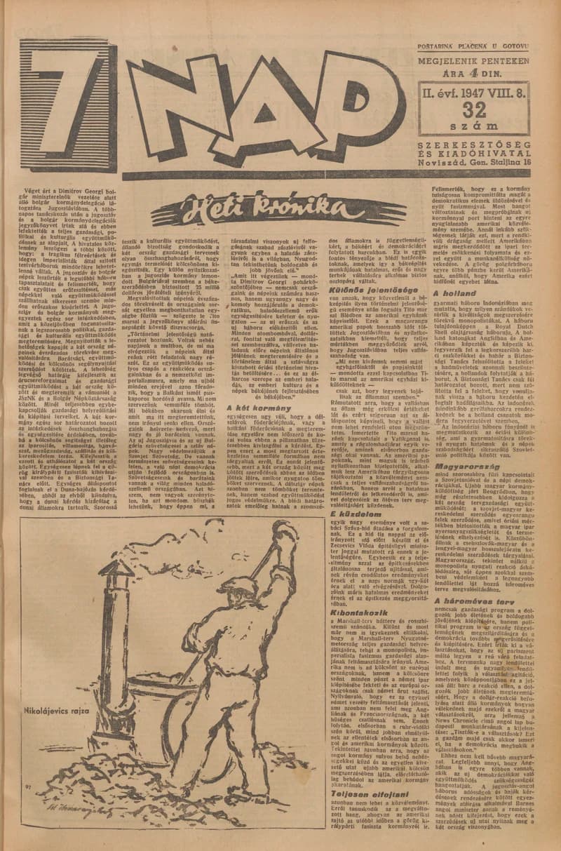 7 Nap, 2. évf. 1947. augusztus 8. 32. sz. 1–10. oldal