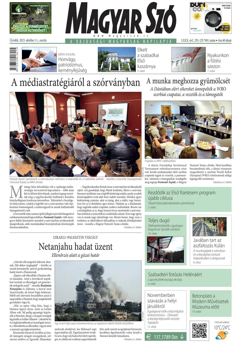Magyar Szó, 80. évf. 2023. október 11. 235. sz. 1–16. oldal