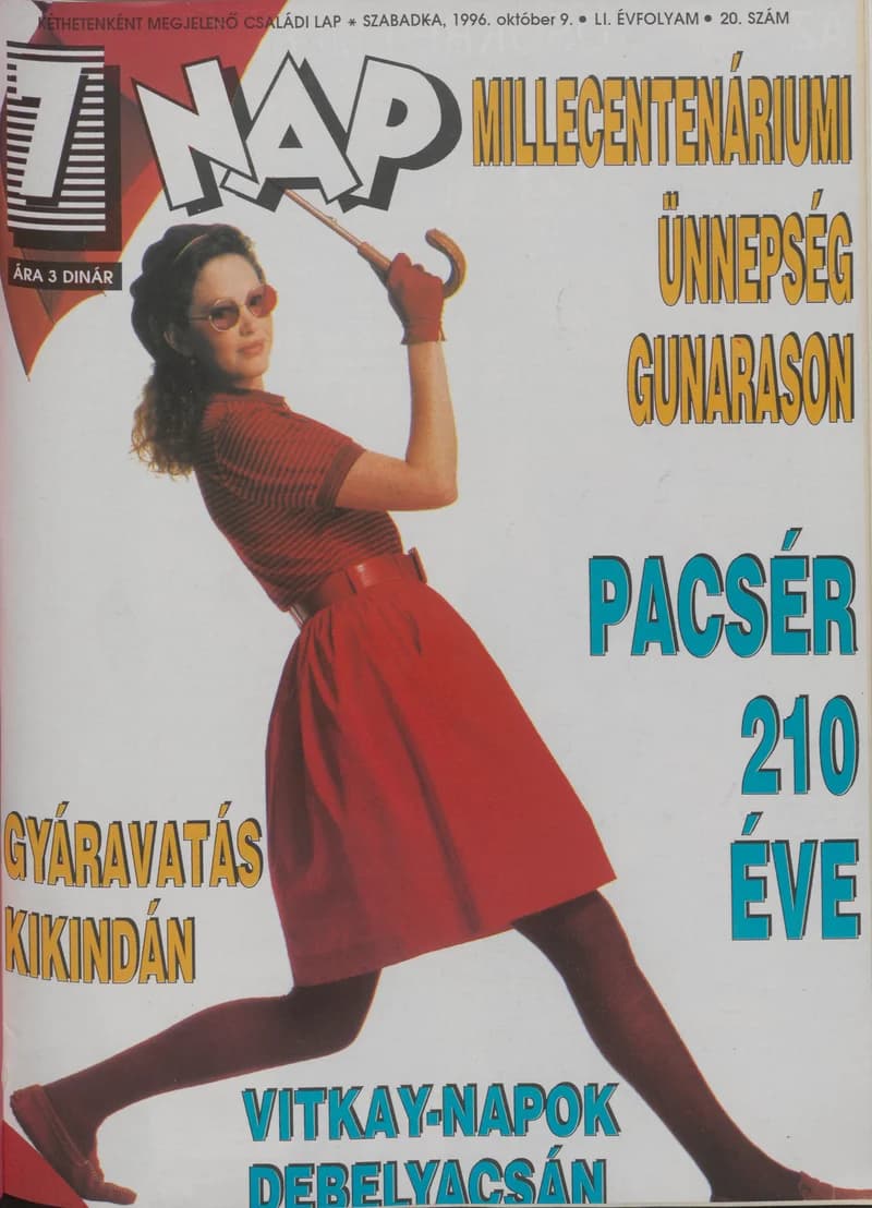 7 Nap, 51. évf. 1996. október 9. 20. sz. 1–52. oldal