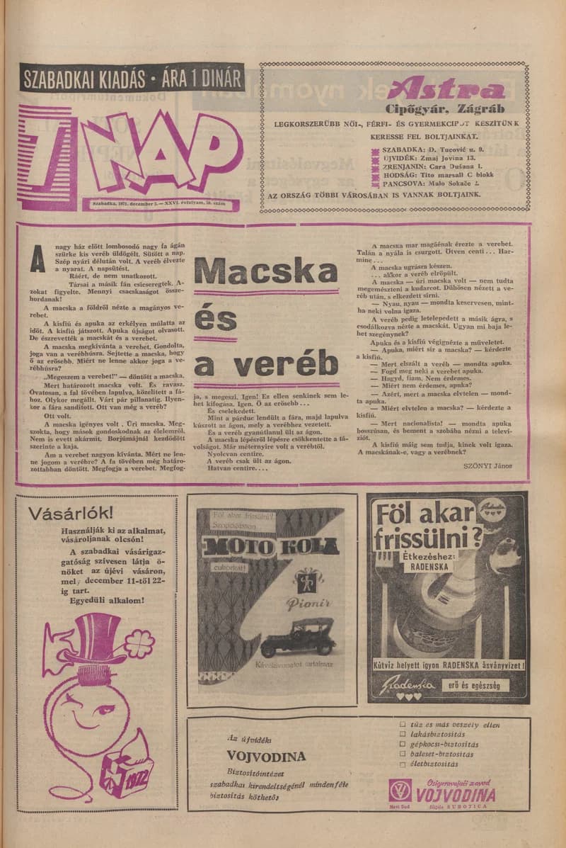 7 Nap, 26. évf. 1971. december 3. 50. sz. 1–28. oldal