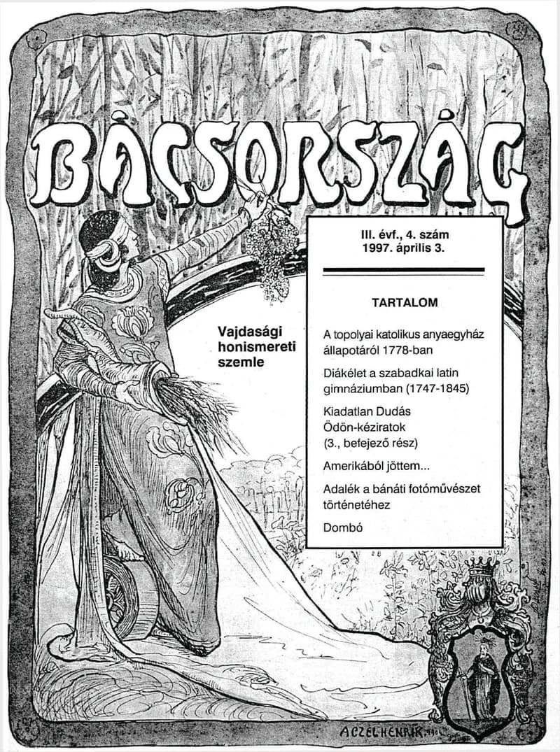 Bácsország, 3. évf. 1997. április 3. 4. sz.