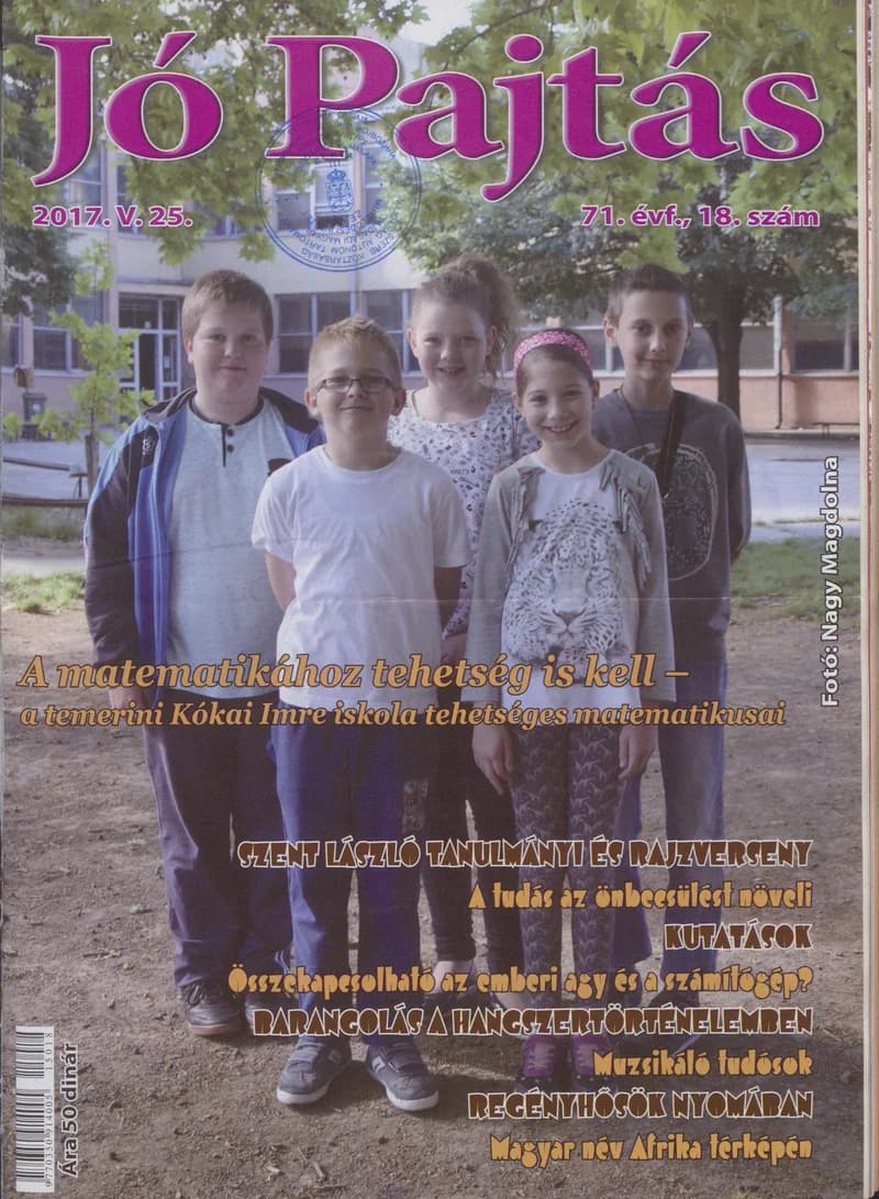 Jó Pajtás, 71. évf. 2017. május 25. 18. sz.