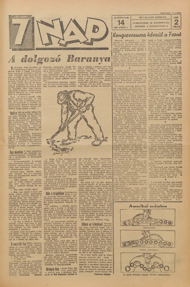 7 Nap, 4. évf. 1949. április 6. 14. sz. 1–4. oldal