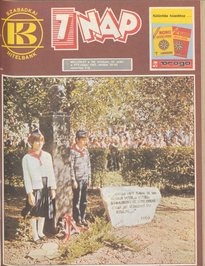 7 Nap melléklet, 8. évf. 1982. október 30. – november 5. 44. sz.