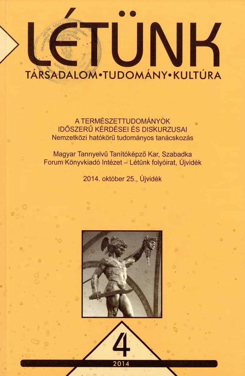 Létünk, 44. évf. 2014. 4. sz. 1–143. oldal