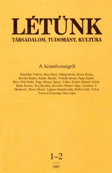 Létünk, 27. évf. 1997. 1–2. sz. 1–196. oldal