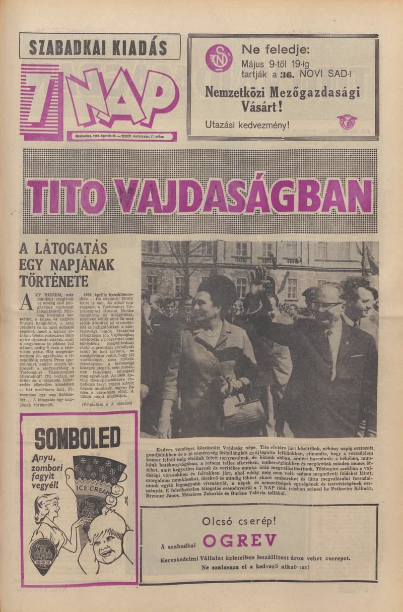 7 Nap, 24. évf. 1969. április 25. 17. sz. 1–16. oldal