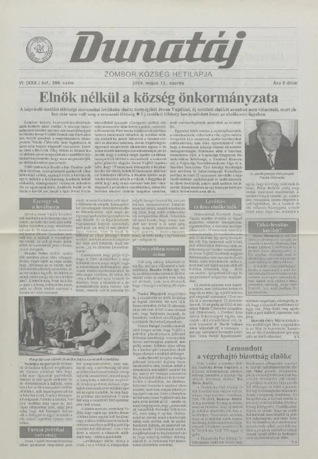 Dunatáj, 6. évf. 2004. május 12. 266. sz.