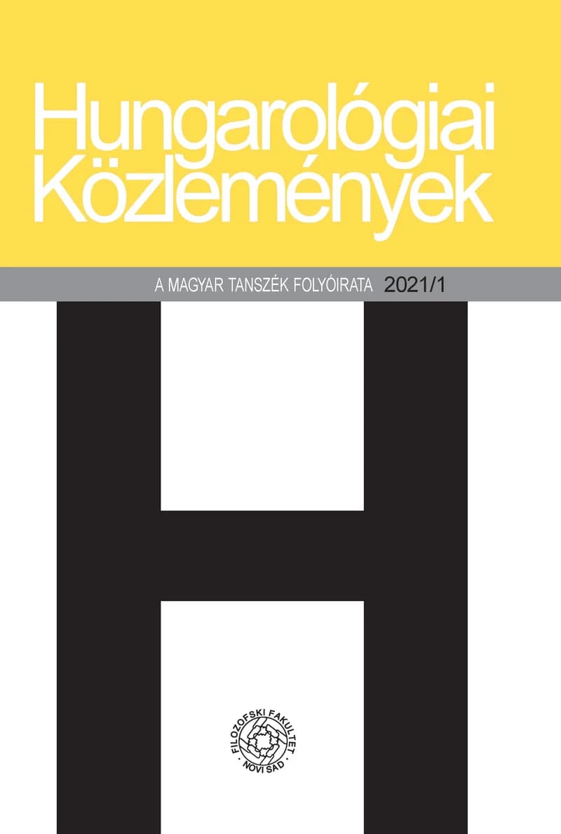 Hungarológiai Közlemények, 52. évf. 2021. 1. sz.