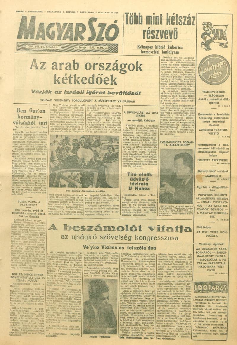 Magyar Szó, 14. évf. 1957. március 3. 60. sz. 1–18. oldal