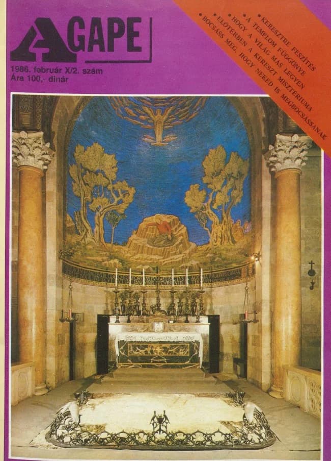 Agape, 10. évf. 1986. február. 2. sz.