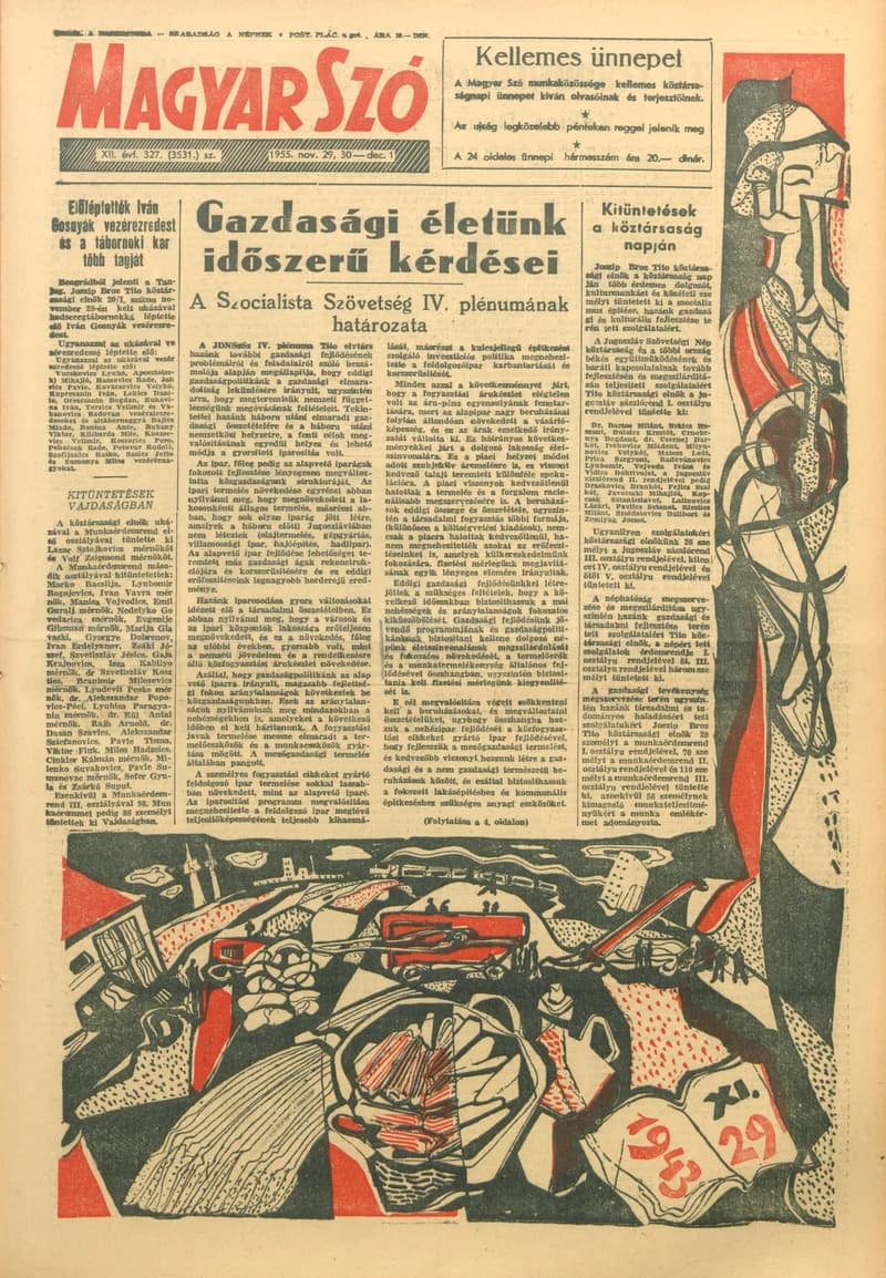 Magyar Szó, 12. évf. 1955. november 29. – december 1. 327. sz. 1–24. oldal