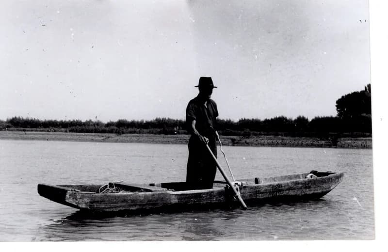 Halász munka közben