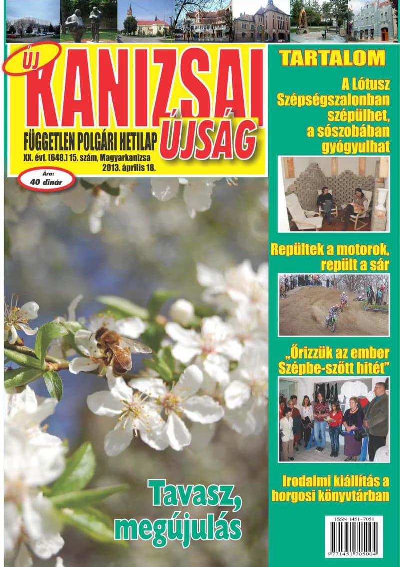 Új Kanizsai Újság, 20. évf. 2013. április 18. 15. sz.