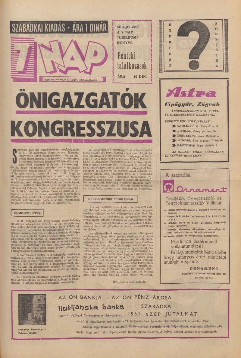 7 Nap, 26. évf. 1971. május 7. 20. sz. 1–28. oldal