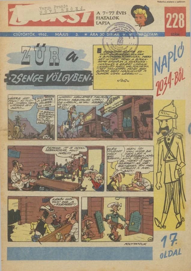 Buksi, 6. évf. 1962. május 3. 228. sz.