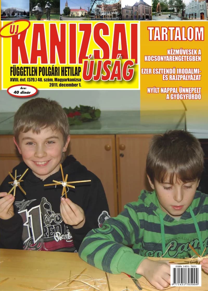 Új Kanizsai Újság, 18. évf. 2011. december 1. 48. sz.