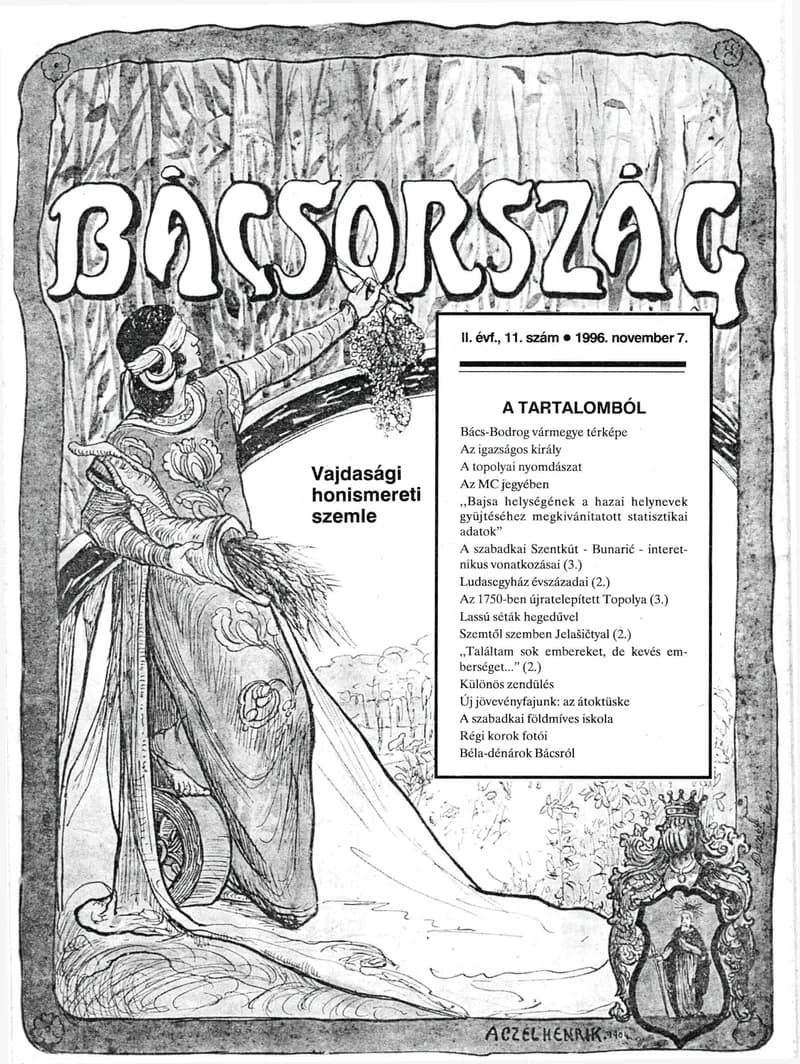 Bácsország, 2. évf. 1996. november 7. 11. sz.