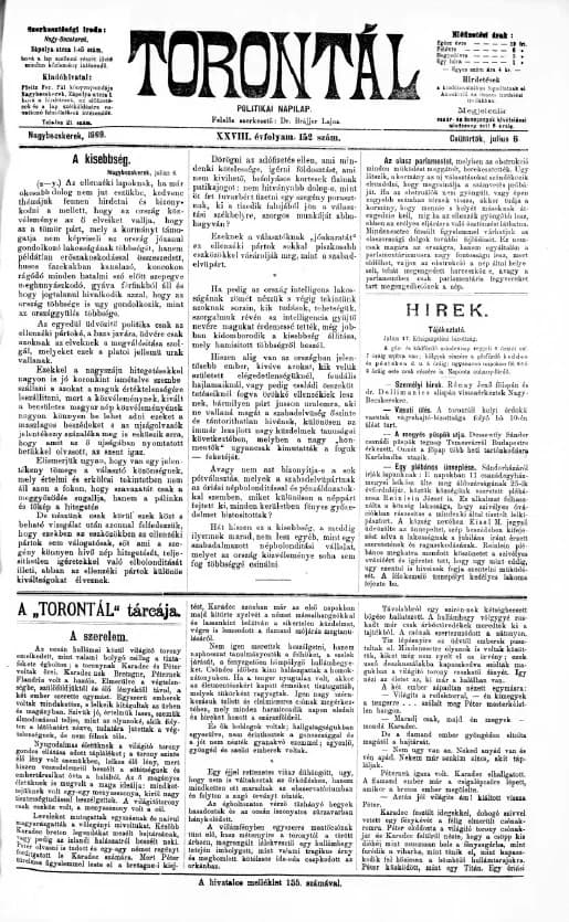 Torontál, 28. évf. 1899. július 6. 152. sz.