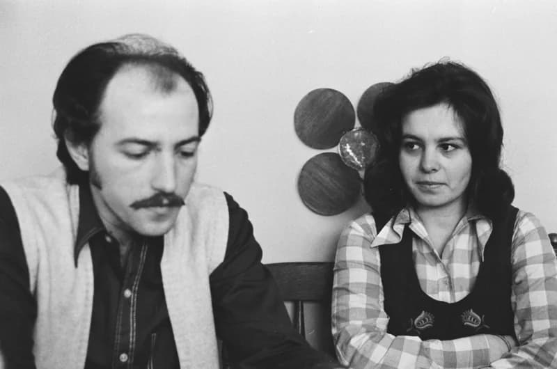 Kincses István és leánya