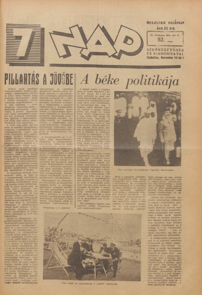 7 Nap, 9. évf. 1954. december 26. 52. sz. 1–16. oldal