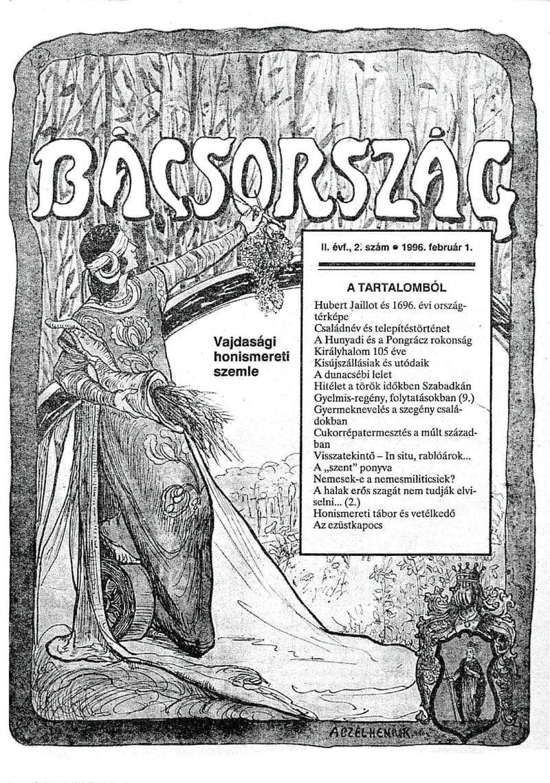 Bácsország, 2. évf. 1996. február 1. 2. sz.