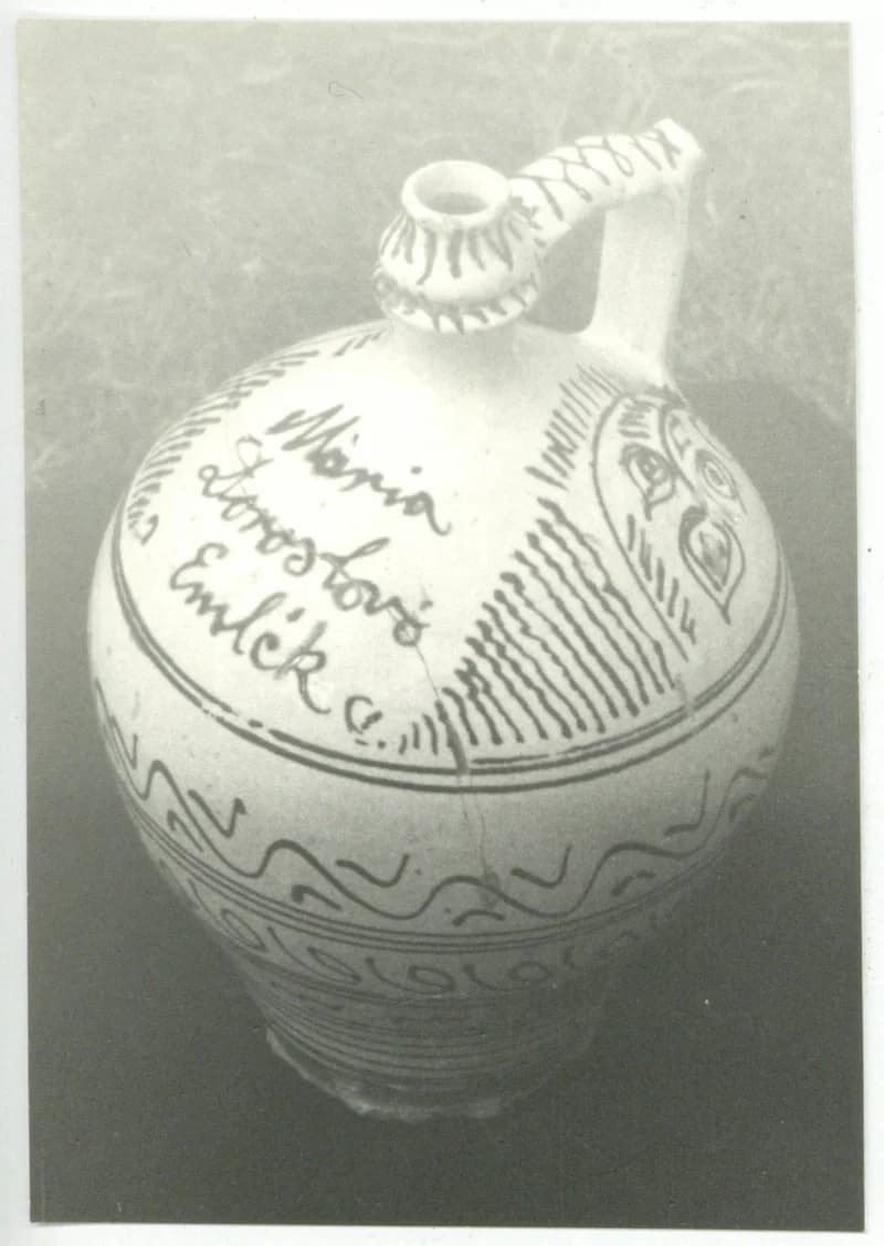 Feliratos szentkúti korsó – "Mária Doroslovó Emlék"